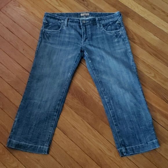 🛍️5/$20🛍️ STS Blue Capri Jeans Size 30 Waist - Picture 1 of 10